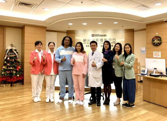 緬甸知名明星來台旅遊健檢，首選新光醫院