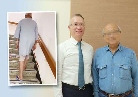 ROSA羅莎雙膝關節置換手術令俞先生相當滿意