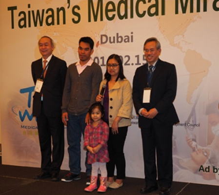 “I really appreciate Dr. Chao-Long Chen giving my daughter a new life. Iya’s journey in Taiwan is un