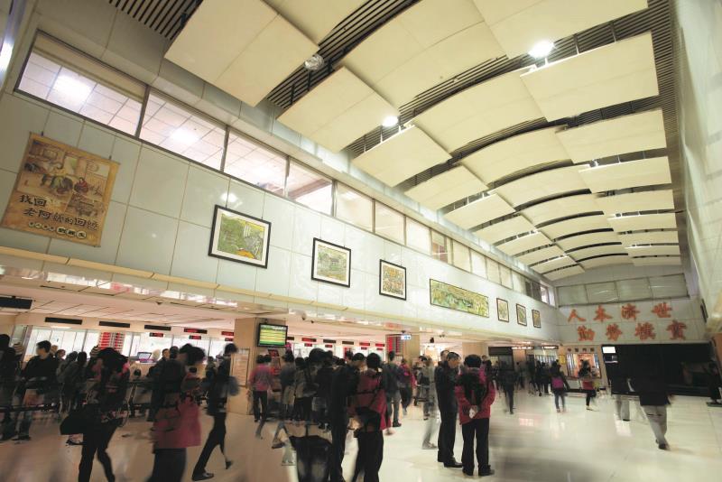 Lobby of hospital