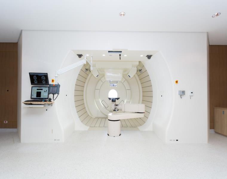 Proton therapy room